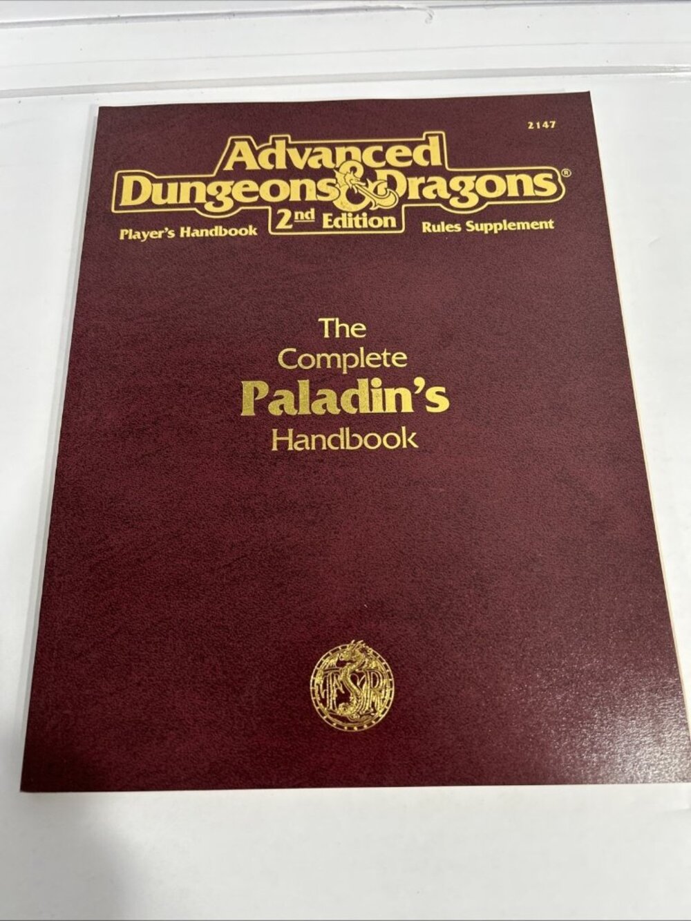 The Complete Paladin's Handbook Dungeons & Dragons TSR 1994 MPN 2147